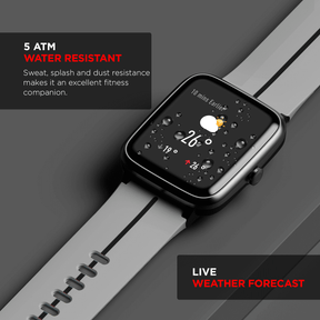 boAt Xplorer‌ O2 | Smartwatch 33mm Full Touch Color Display, SpO2 Sensor, Built-In GPS, 5 ATM Water Resistant Design